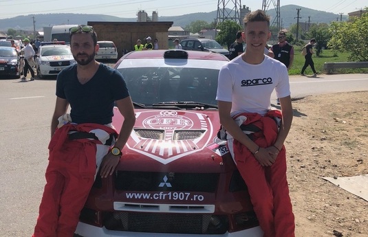 CFR, susţinută şi la Telekom Transilvania Rally! Piloţii care şi-au personalizat bolidul cu emblema clujenilor
