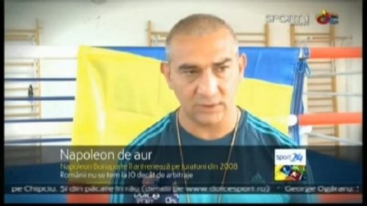 Napoleon Bonaparte, antrenorul singurului nostru pugilist calificat la JO: "Nu are cine să ne bată!"