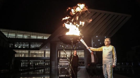 Flacăra olimpică, expusă la Fukushima