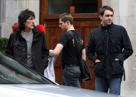 Ronnie O'Sullivan şi Jimmy White pot avea un spectator de lux la patrulaterul de la Bucureşti! Ron Wood de la The Rolling Stones ar putea să vină în România