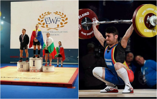 Cinci medalii pentru România la Campionatul European de haltere de la Izvorani - VIDEO