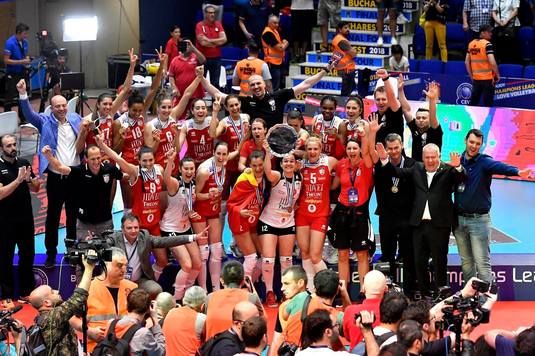 Volei Alba Blaj şi-a aflat adversara din turul doi preliminar al Ligii Campionilor la volei feminin