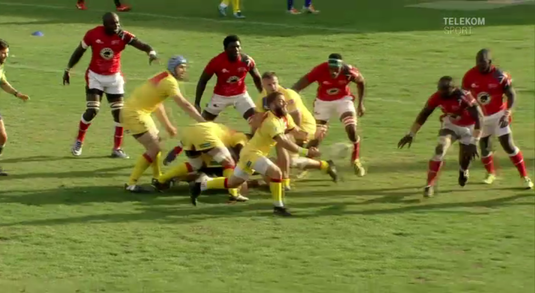 VIDEO | Naţionala de rugby a României a debutat cu dreptul sub comanda francezului Thomas Lievremont