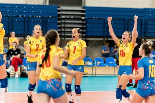 România a obţinut locul 5 la CE under 17 de volei feminin şi s-a calificat la Campionatul Mondial 