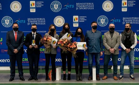 Federaţia Română de Scrimă şi-a premiat cele mai valoroase sportive ale anului 2020: Ana-Maria Popescu, Emilia Corbu şi Ilinca Pantiş