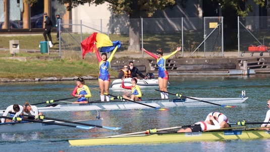Super performanţe reuşite de juniorii României la Campionatele Europene de canotaj! ”Tricolorii” revin la Bucureşti cu cinci medalii de aur