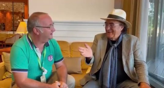 EXCLUSIV VIDEO Al Bano vorbeşte în exclusivitate despre sport! ”Îmi aduc aminte de Florin Răducioiu” + Relaţia extraordinară pe care o are cu Marius Vizer