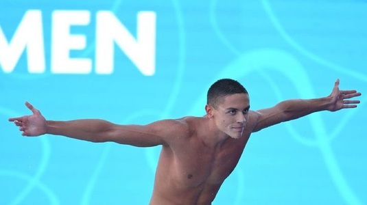 David Popovici s-a calificat în finala probei de 100 metri liber. Nou record mondial de juniori