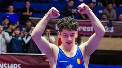 O nouă medalie pentru România la Campionatul European de la Zagreb! Mihai Denis a cucerit bronzul la lupte greco-romane