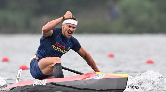 Cătălin Chirilă, argint la ”Mondiale”, în proba de canoe simplu 1.000 de metri, şi calificare la Jocurile Olimpice de la Paris
