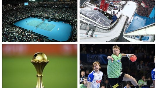 Calendarul sportiv internaţional al lunii ianuarie 2024: Openul Australiei, Cupa Africii, ”Europeanul” de handbal masculin şi foarte mult schi