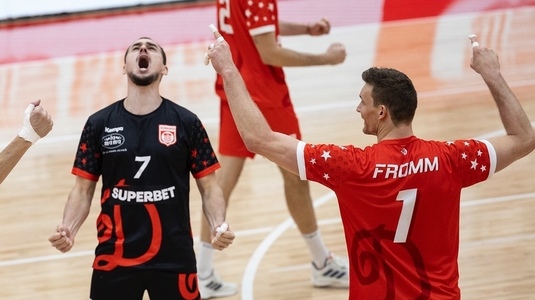 Volei masculin | Dinamo Bucureşti, calificată în optimile Challenge Cup