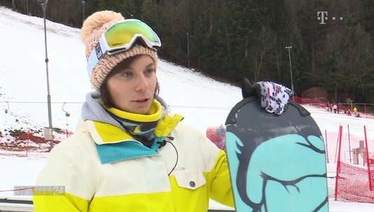 Din barcă, pe placă! VIDEO | Campioană mondială la canotaj, Gianina Beleagă s-a apucat de snowboard