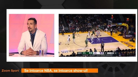 VIDEO | NBA revine pe Orange Sport cu un nou sezon spectaculos! Cosmin Petrescu a analizat la Zoom Sport stagiunea care începe cu LA Lakers şi Denver Nuggets