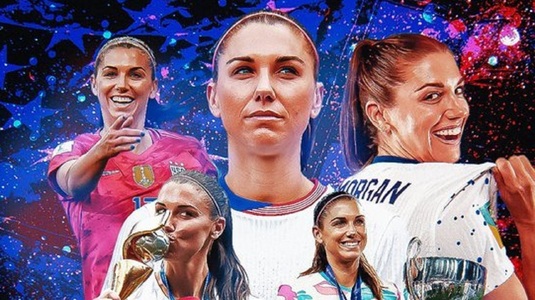 VIDEO | S-a încheiat o eră în fotbalul feminin! Legendara Alex Morgan a jucat ultimul meci al carierei 