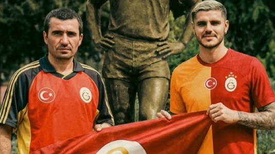 Hagi, venerat de Icardi. Argentinianul a intrat în istoria lui Galatasaray şi a avut un mesaj special pentru ”Rege”: ”Maestre, vei rămâne etern!”