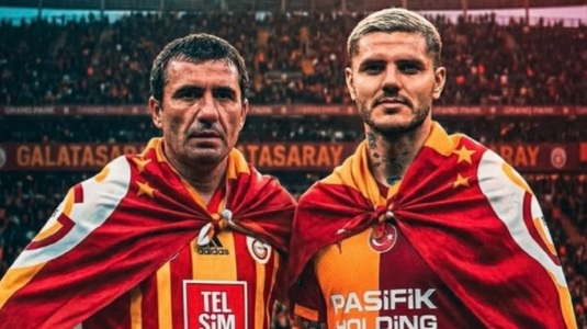 Gică Hagi, replică de ”Rege” pentru Mauro Icardi: ”Ai dreptate. Este o realizare remarcabilă în istoria clubului Galatasaray!”