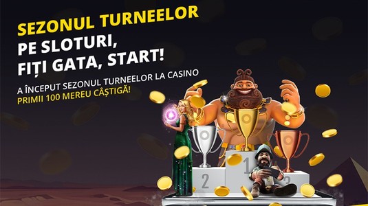 Unic în România! Toată luna aprilie joci la turnee cu premii garantate, în cazinoul online