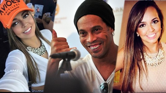 Şi Ronaldinho e mai bun de sărbători! Brazilianul s-a împăcat cu cele două femei cu care se logodise în vara lui 2017