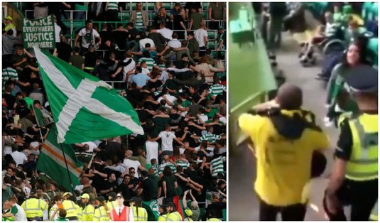 VIDEO | Fotbalul şi momentele sale frumoase. Ce gest a făcut un fan AEK Atena pentru un suporter al lui Celtic