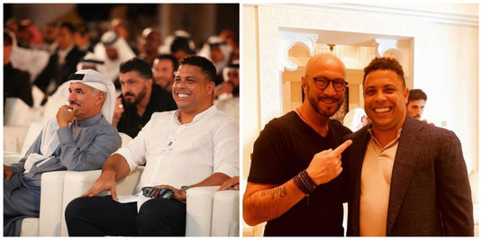 FOTO | Imaginea zilei: Legendele braţ la braţ! Walter Zenga la premiile GlobeSoccer alături de brazilianul Ronaldo