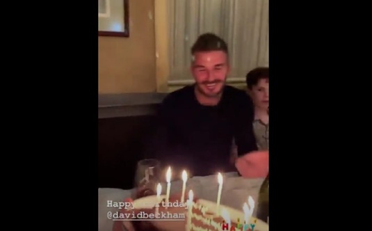 FOTO şi VIDEO | Cum şi-a sărbătorit David Beckham aniversarea a 44 de ani şi ce cadou neaşteptat a primit din partea soţiei :)))