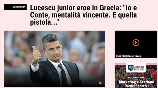 Gazzetta dello Sport a decis: "EROUL Greciei este Răzvan Lucescu". Ce a spus antrenorul despre o eventuală venire în Italia