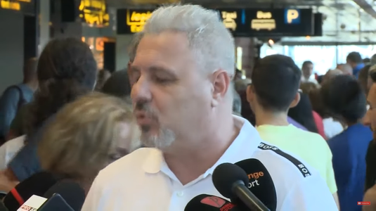 VIDEO | Marius Şumudică, accidentat în aeroport! Antrenorul nu s-a putut abţine şi a făcut spectacol total: ”Hai că mă apuc şi de hochei!”