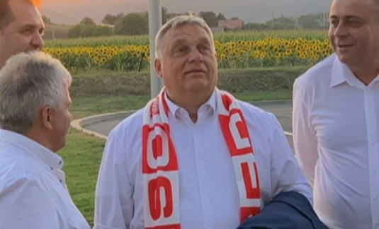 Viktor Orban a fost pe stadionul lui Sepsi să vadă pe ce a dat banii. Ce verdict a dat premierul maghiar: "Nu a fost singur" | VIDEO