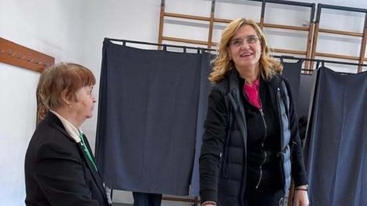 Elisabeta Lipă a votat şi a avut un mesaj pentru români: "Aleg libertatea"