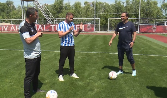 VIDEO | Trică l-a provocat pe Panduru, în rubrica "La Linie"! Cine s-a impus în duelul preciziei în execuţii