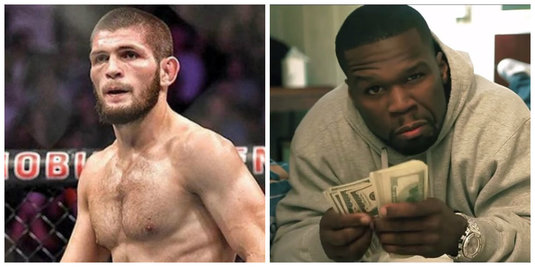 FOTO | 50 Cent îl cheamă pe Khabib într-o altă companie de MMA. "Îţi plătesc 2 milioane de dolari cash". Răspunsul campionului rus
