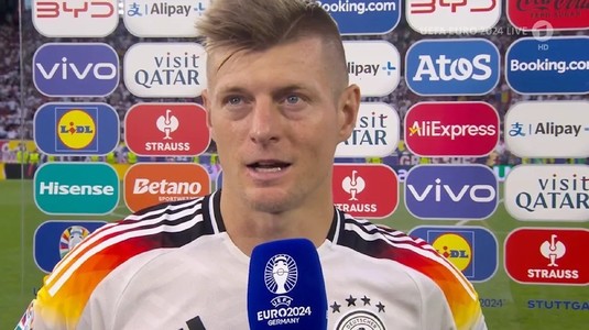 Prima reacţie a lui Toni Kroos după eliminarea Germaniei de la EURO, ultimul său meci: "Vis spulberat, am fost foarte aproape"