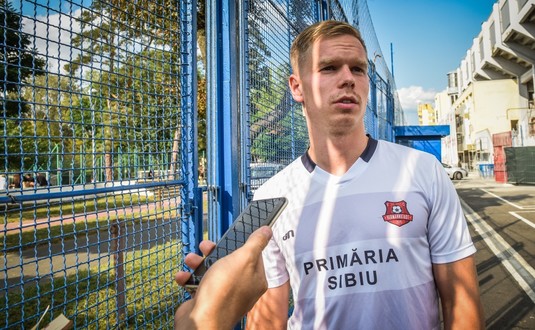Singurul jucător estonian din Liga 1 a fost dat afară de la Hermannstadt 