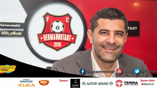 OFICIAL | Dani Coman a bătut palma cu Hermannstadt şi a devenit preşedintele clubului sibian