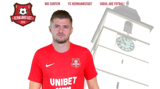 OFICIAL | FC Hermannstadt l-a achiziţionat pe fundaşul Cornel Ene