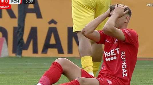 Prima imagine cu Dragoş Iancu, după accidentarea îngrozitoare din meciul cu Petrolul. Cum a fost fotografiat tânărul fotbalist