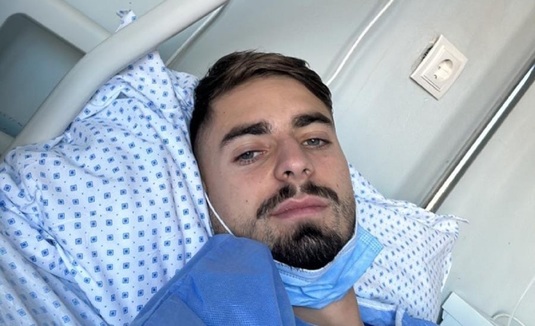 Dragoş Iancu, operat din nou! Primul mesaj al fotbalistului care luptă pentru a reveni în Superliga: "Am scăpat de şuruburi"