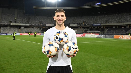 Reacţia lui Jovo Lukic după hattrick-ul din ”U” Cluj - Hermannstadt: ”E onoare pentru mine!”
