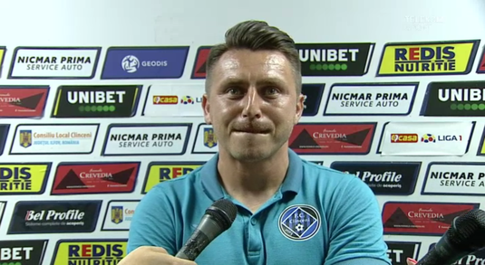 VIDEO | Ilie Poenaru, extrem de supărat pe jucătorii săi după umilinţa cu CFR: "Nu mai accept astfel de lucruri" 