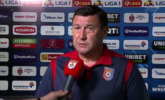 VIDEO | Viorel Moldovan îşi felicită jucătorii după ce Chindia a remizat cu Gaz Metan: "Asta înseamnă să nu îţi placă să pierzi"