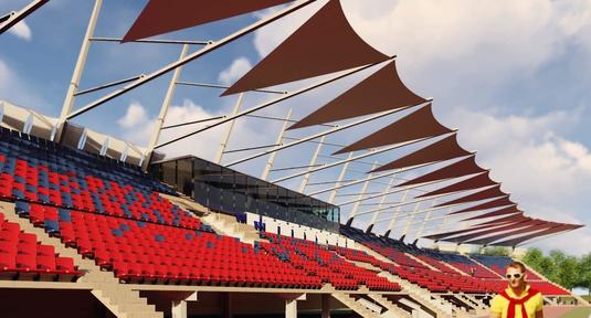 GALERIE FOTO | Un nou stadion apare în Liga 1. Ar putea fi inaugurat chiar în acest sezon. În ce stagiu sunt lucrările