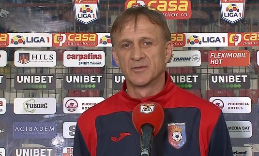 Emil Săndoi îşi dorea mai mult de la meciul cu FC Argeş: ”După ocaziile de gol cred că am pierdut 2 puncte”