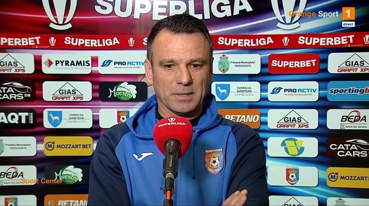 Toni Petrea, supărat după partida cu FC Argeş: ”Am crezut că nu mai suntem în luna cadourilor”