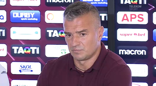 VIDEO | Reacţia lui Daniel Pancu după ce Rapid a fost eliminată din Cupa României: "Nu a fost nicio diferenţă între cele două echipe"