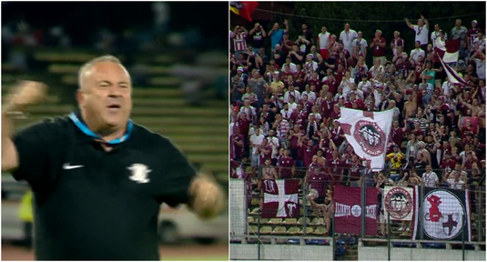 VIDEO | Mihai Iosif a dat startul sărbătorii după FC Argeş - Rapid 0-1. Imagini superbe la Piteşti cu galeria giuleştenilor