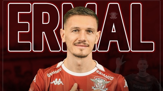 OFICIAL | Ermal Krasniqi a semnat cu Rapid: ”Îmi doresc să ne luptăm pentru campionat”