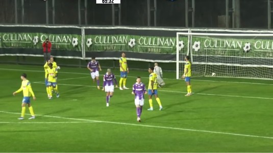 VIDEO | Primul gol marcat de Ermal Krasniqi în tricoul Rapidului. Kosovarul a înscris în poarta unei formaţii din Belgia