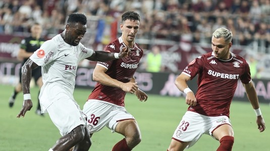 Jandarmeria a dat amenzi mari în rândul spectatorilor de la Rapid - CFR Cluj! Gestul care l-a costat scump pe un fan rapidist