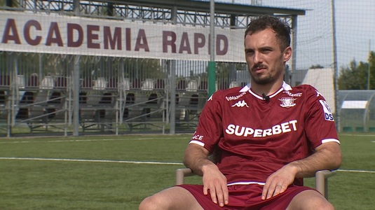 VIDEO | Kosovarul de la Rapid şi-a dezvăluit planurile după retragerea din fotbal: "Cariera de fotbalist nu e atât de lungă"